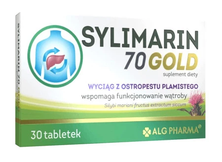 Alg Pharma Sylimarin 70 Gold na wsparcie wątroby 30 tabl.