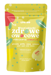 BEZCUKIERKI ZDROWE OWOCOWE - GRUSZKA MIĘTA - 12G