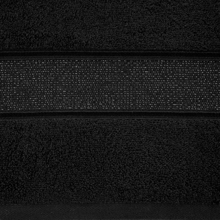 Ręcznik Liana (06), 50 x 90 cm, Czarny