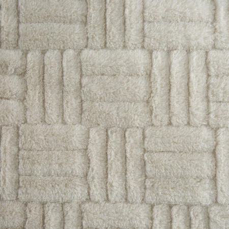 Koc dekoracyjny świąteczny rozm.: 150 x 200 cm, kolor: kremowy