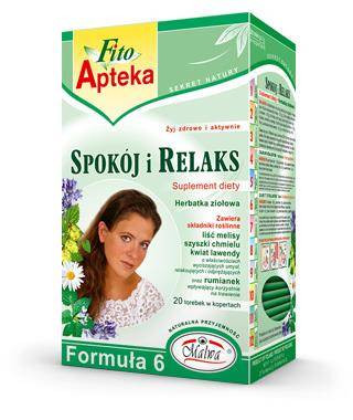  Malwa − F6 Spokój i relaks, herbata − 20 x 2 g