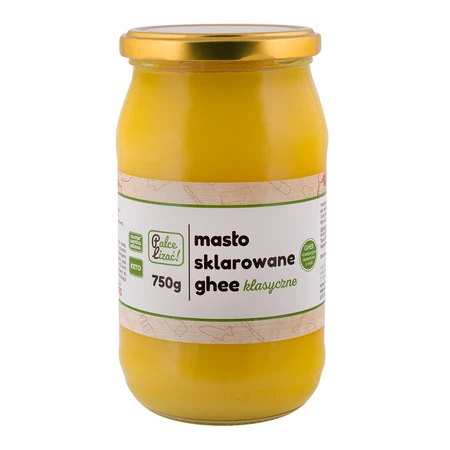 Palce lizać Masło Sklarowane Ghee Naturalne 750g