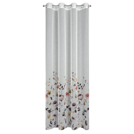 ZASŁONA GOTOWA D91 LAVIN 140 X 250 CM BIAŁY