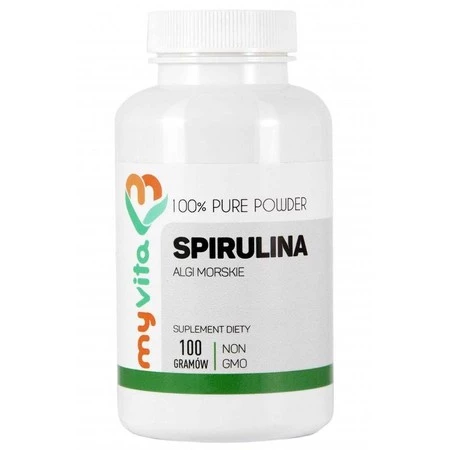 Myvita Spirulina Proszek 100 G Oczyszczanie