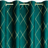 ZASŁONA DEKORACYJNA PIERRE CARDIN MARGO 140 X 250 CM TURKUSOWY