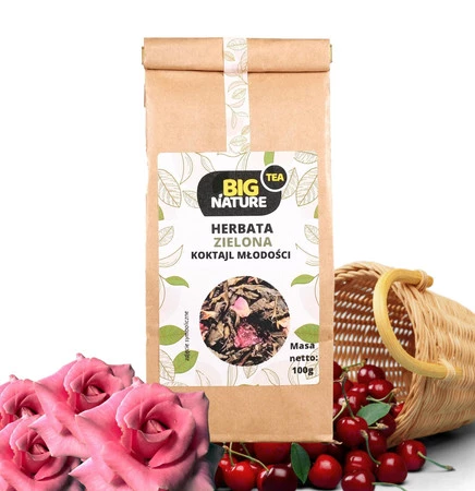 Herbata zielona KOKTAJL MŁODOŚCI 100g