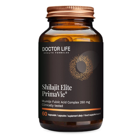  Shilajit Elite PrimaVie suplement diety wspierający płodność i zdrowie skóry 60 kapsułek