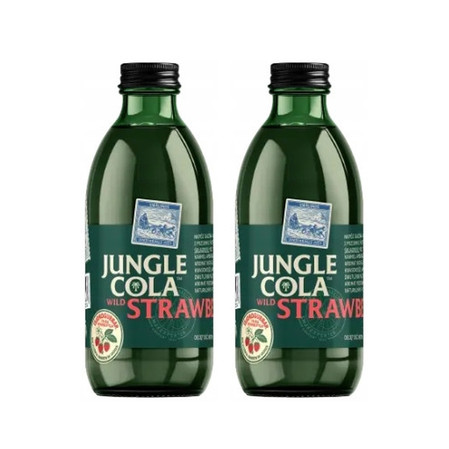 Zestaw: 2x Jungle Cola Poziomka 330ml