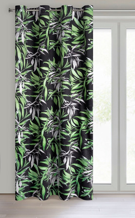ZASŁONA GOTOWA ZOJA 140 X 250 CM CZARNY