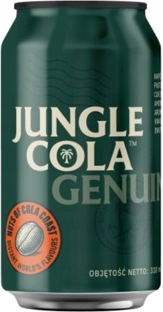 JUNGLE Cola Genuine klasyczny napój gazowany typu cola 330 ml