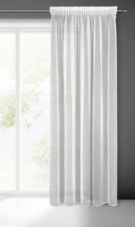 FIRANA GOTOWA KIM NA TAŚMIE 140 X 300 CM BIAŁY