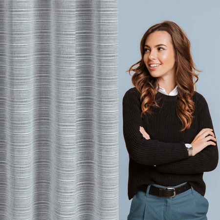 FIRANA GOTOWA ARIA 140 X 250 CM SZARY