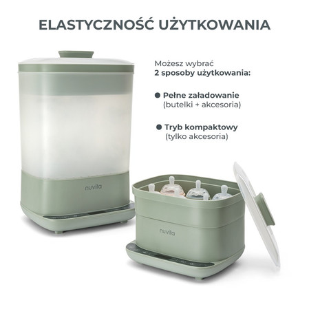 Nuvita, SteriDry, Parowy sterylizator i suszarka do butelek i smoczków