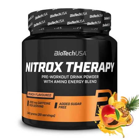 BioTech USA Nitrox Therapy przedtreningówka 340g smak owoce tropikalne