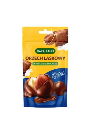 Bakalland Orzech laskowy w mlecznej czekoladzie 72g