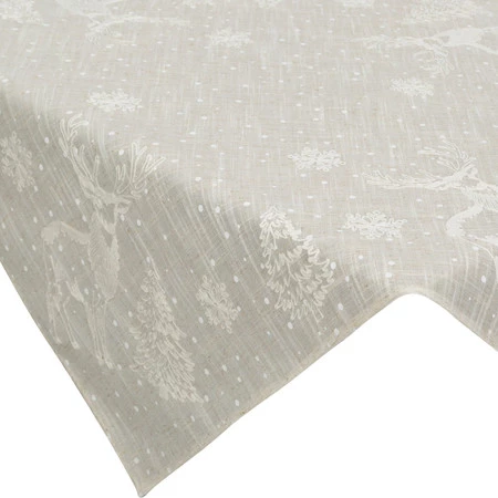 Świąteczny bieżnik dekoracyjny rozm.: 85 x 85 cm, kolor: beżowy