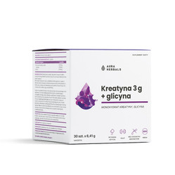 Aura Herbals Kreatyna 3 g, monohydrat + glicyna, saszetki 30 szt.