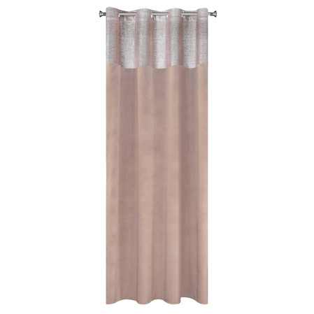 ZASŁONA GOTOWA PERI 140 X 250 CM PUDROWY RÓŻ