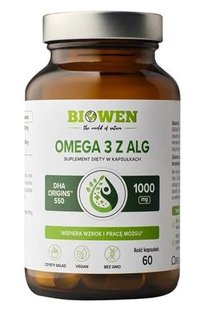 Biowen Omega-3 z alg 60 kaps.