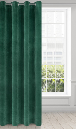 ZASŁONA GOTOWA VILLA 140 X 250 CM CIEMNOZIELONY