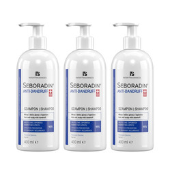 Zestaw: 3x Seboradin ANTI-DANDRUFF szampon 400ml