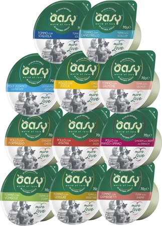 OASY Cat More Love Cup Kurczak z Serem 70g
