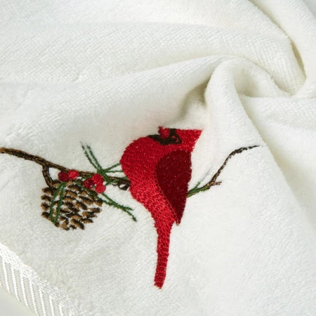 Ręcznik Świateczny Pino 70 x 140 cm, Biały