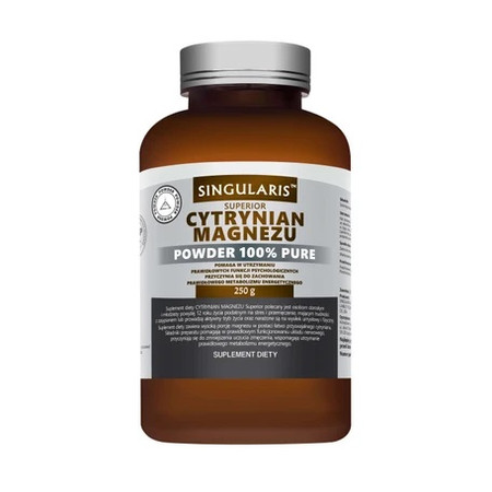 Singularis Cytrynian Magnezu 100% w proszku 250 g
