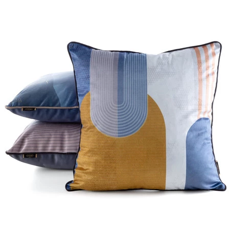 Poszewka Velvet 164 45 x 45 cm, Niebieski