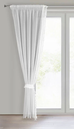 FIRANA GOTOWA KIRA 3 NA TAŚMIE 140 X 270 CM BIAŁY