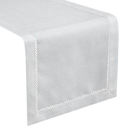 OBRUS EMILY 40 X 140 CM BIAŁY