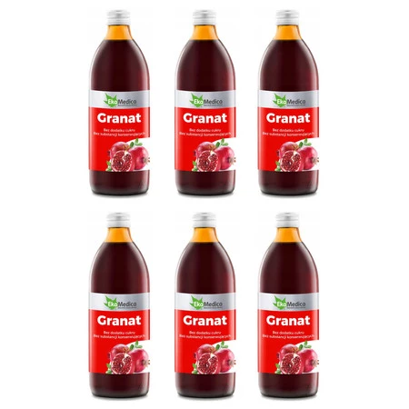 Zestaw 6x EkaMedica Granat 1l