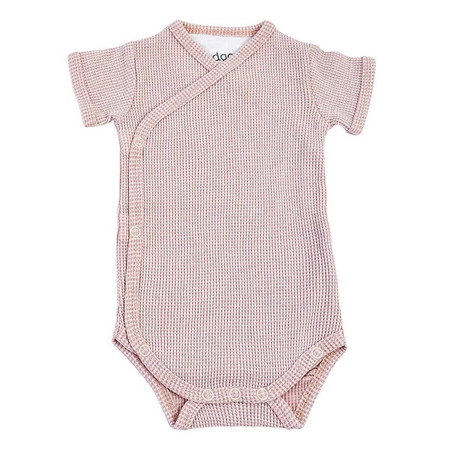 Lodger Body kopertowe niemowlęce krótki rękaw bawełniane jasny róż Ciumbelle Tan r. 80