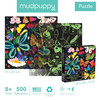 Mudpuppy Puzzle rodzinne świecące w ciemności Motyle 500 elementów 8+