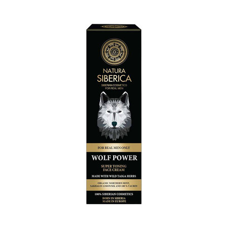 Tonizujący krem do twarzy - SIŁA WILKA - dla prawdziwych mężczyzn - Natura Siberica MEN 50ml