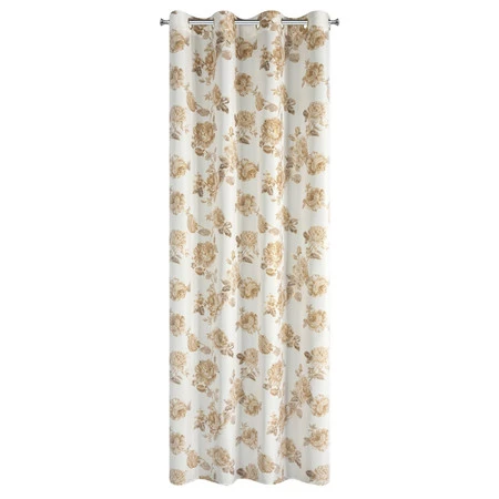 Zasłona ZAS/AVANI/BEŻ+ZŁ 140X250 PRZELOTKI