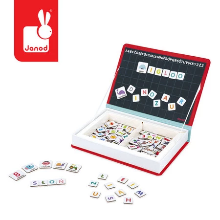 Janod Magnetyczna układanka Polski Alfabet Magnetibook