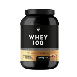 Trec GOLD CORE LINE WHEY 100 białko Izolat + Hydroizolat + Koncentrat 2000g smak czekolada