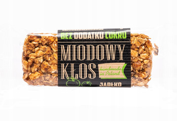 Łysoń Baton Miodowy Kłos BEZ DODATKU CUKRU Jabłko 45g