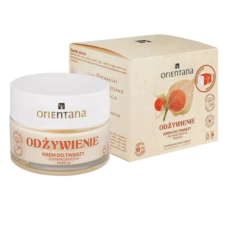 Orientana - Odżywczy krem do twarzy, Ashwagandha 40ml