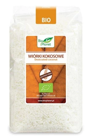 Bio Planet − Wiórki kokosowe BIO − 500 g