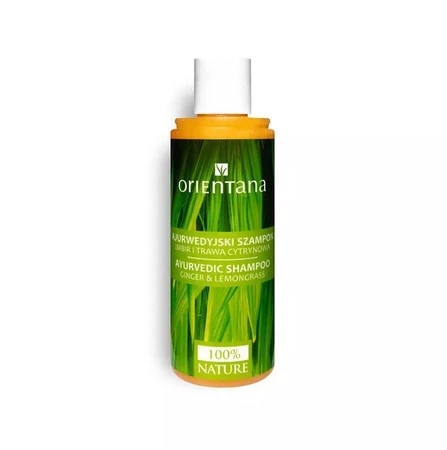 Orientana, Ajurwedyjski szampon do włosów, imbir i trawa cytrynowa, 210 ml