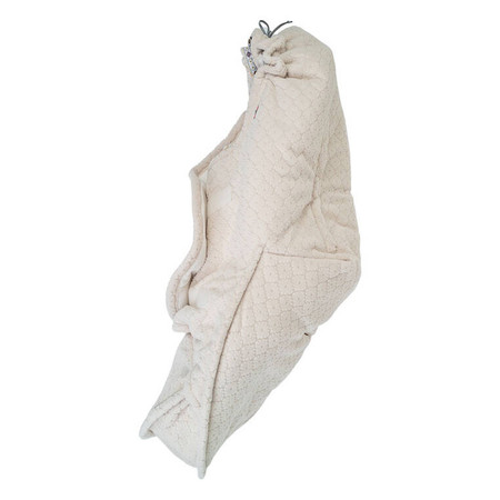 Lodger Polarowy zimowy śpiworek do wózka jasnobeżowy Fleece Birch