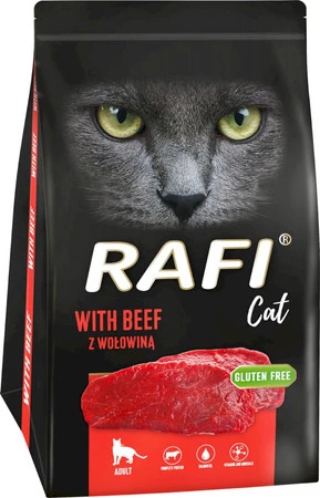 DOLINA NOTECI RAFI Cat Adult Wołowina 1,5kg
