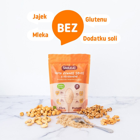 Smileat, BIO Mieszanka orzechów i orzeszków ziemnych, 6m+, 200 g