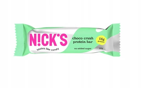 Nick’s Choco Crush Protein Bar Baton proteinowy czekoladowy w chrupkami kukrydzianymi 50g