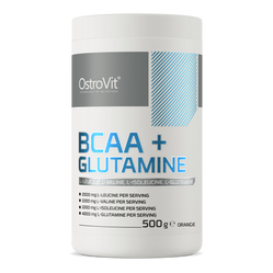 OSTROVIT BCAA + Glutamina - smak pomarańczowy 500 g