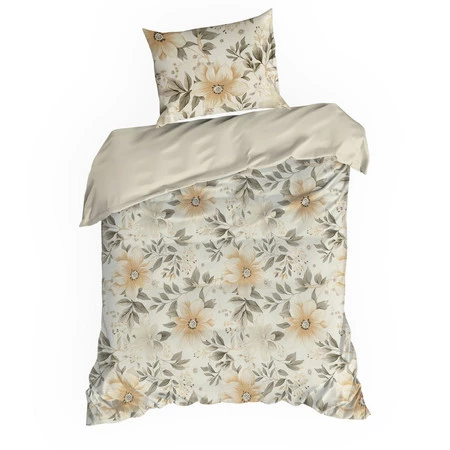Komplet pościeli bawełnianej Sonia 31, 220 x 200 cm, Jasnokremowy