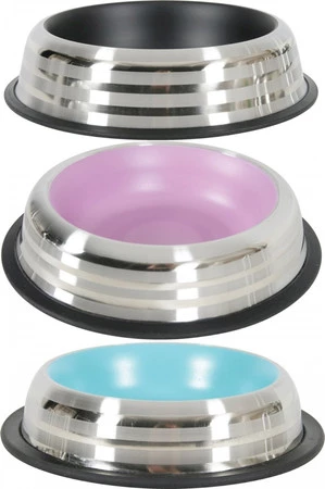 ZOLUX Miska antypoślizgowa Inox Merenda czarna 1 l