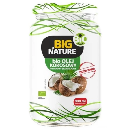 Big Nature Olej kokosowy extra virgin BIO 900 ml